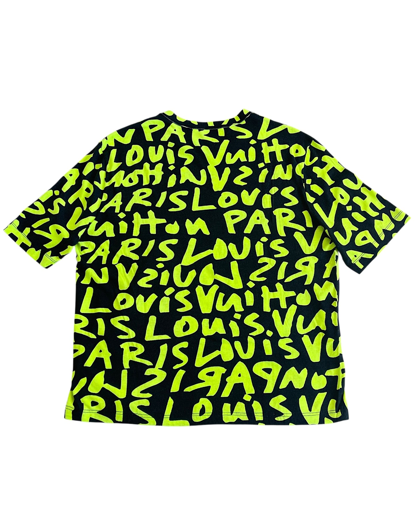 Louis Vuitton x Stephen Sprouse SS2009 Neon Graffiti Logo T-Shirt
