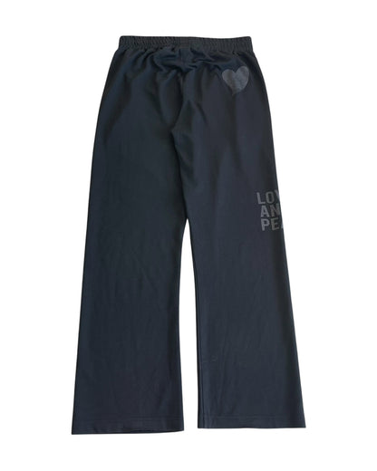 Roen Gold Label Love And Peace Heart Skull Sweatpants