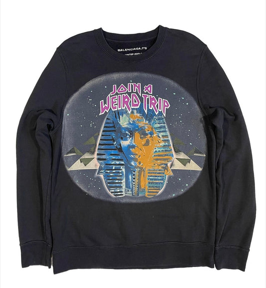 FW2013/2014 Balenciaga Join a Weird Trip Crewneck Sweatshirt